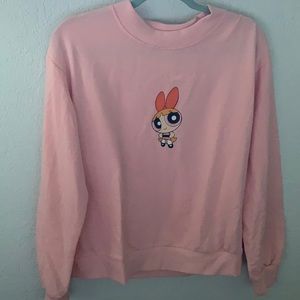 Pink powderpuff girls sweatshirt